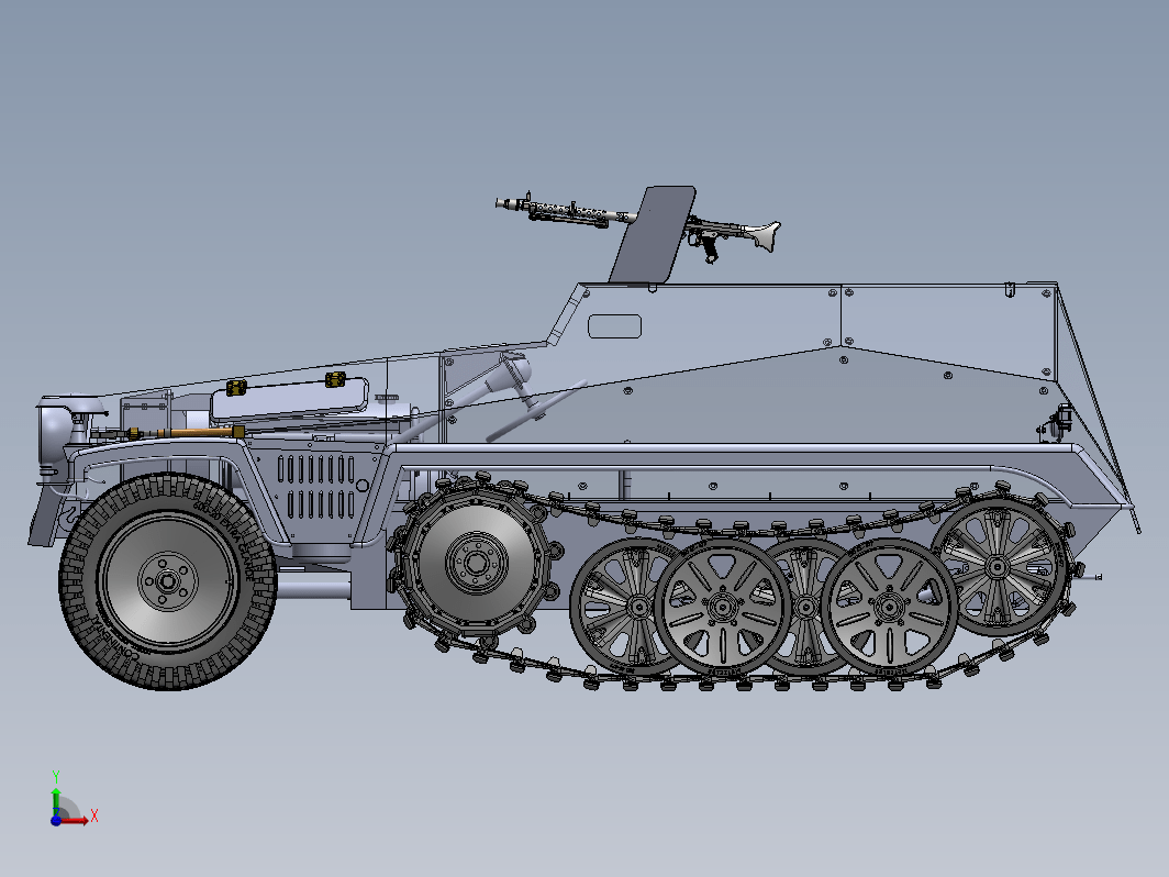 轻型装甲半履带车(更新版)