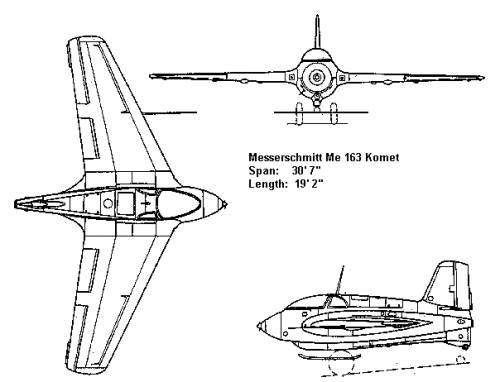 Messerschmitt Me 163战斗机缩略图