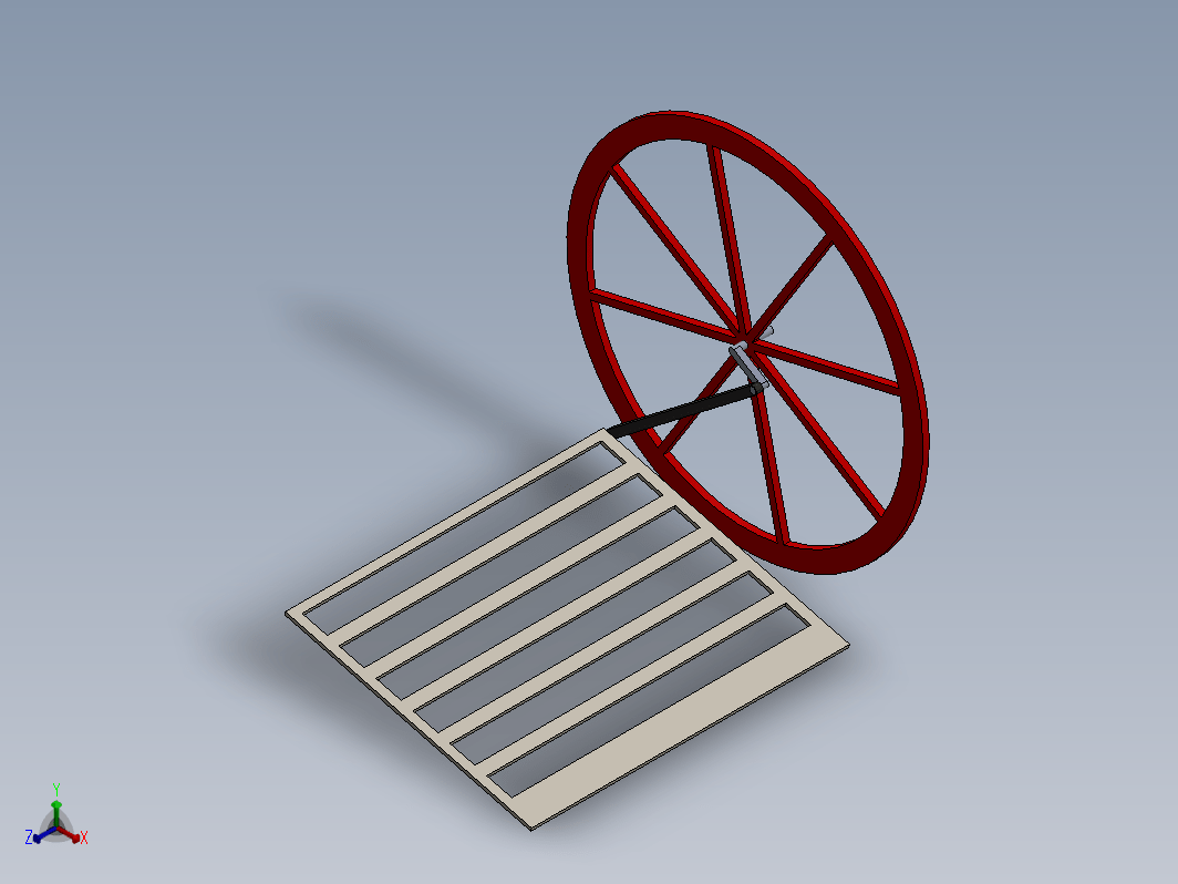 solidworks中的脚踏式缝纫机机构