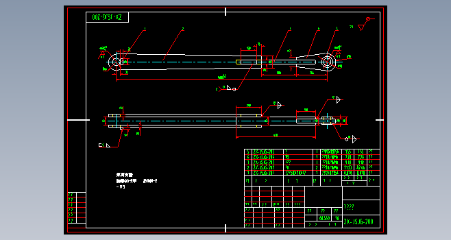 自卸车举升装置机构（整套图纸）CAD