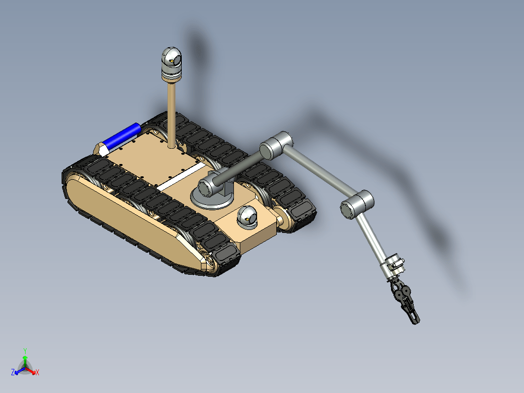 EOD robot履带机器人车