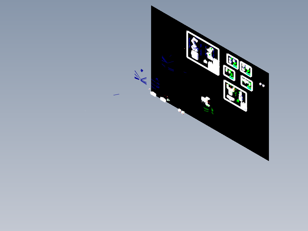 码垛机器人cad模型CAD+说明书