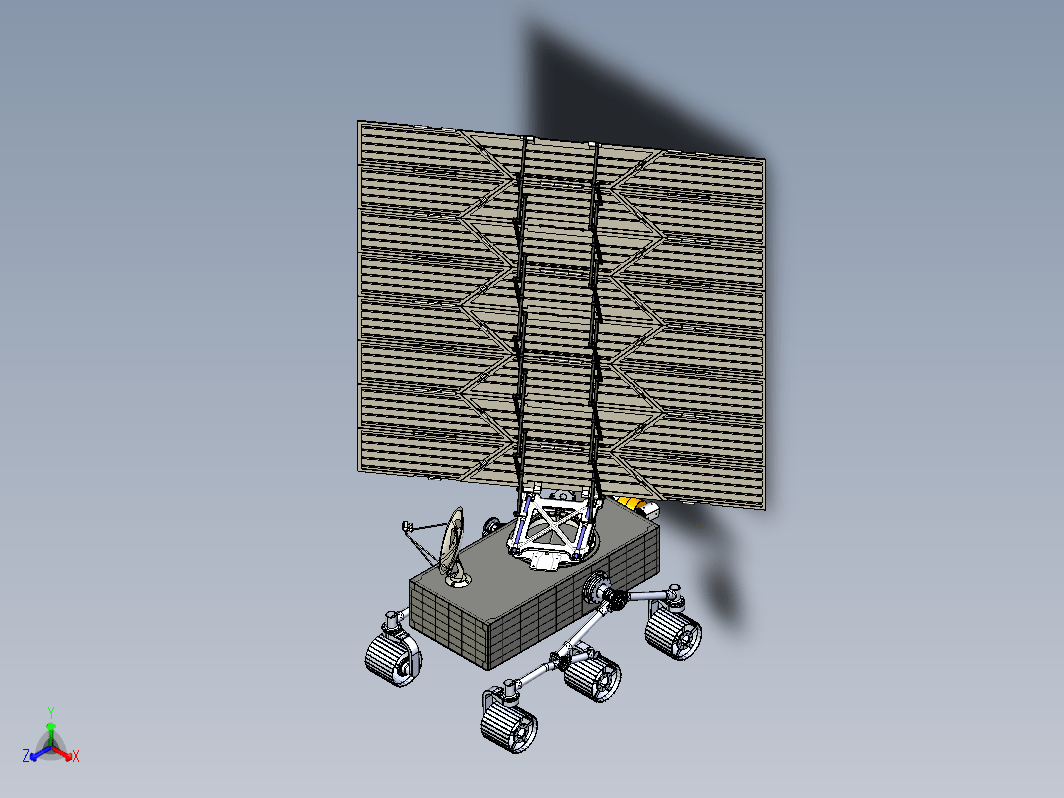 Lunar Torch Heliostat V.2月球车