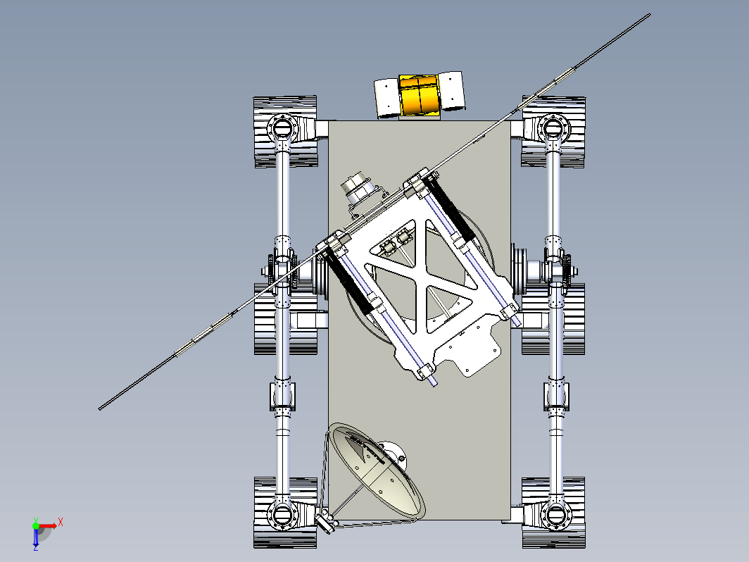 Lunar Torch Heliostat V.2月球车