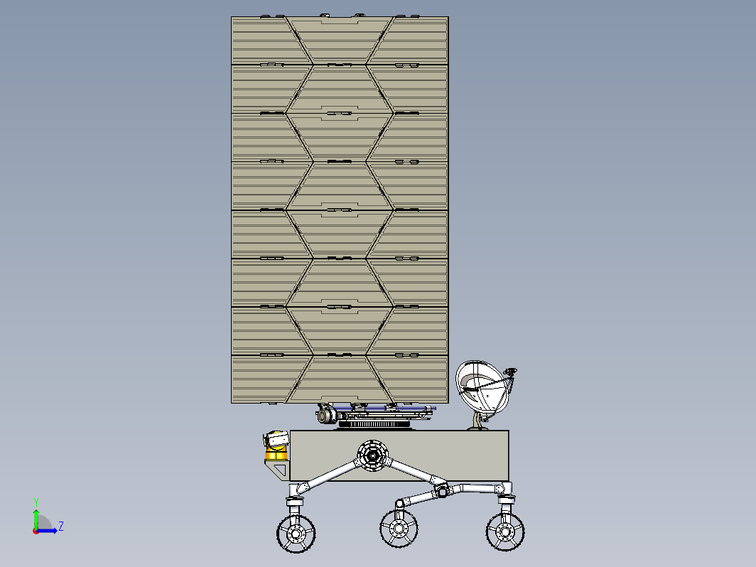 Lunar Torch Heliostat V.2月球车