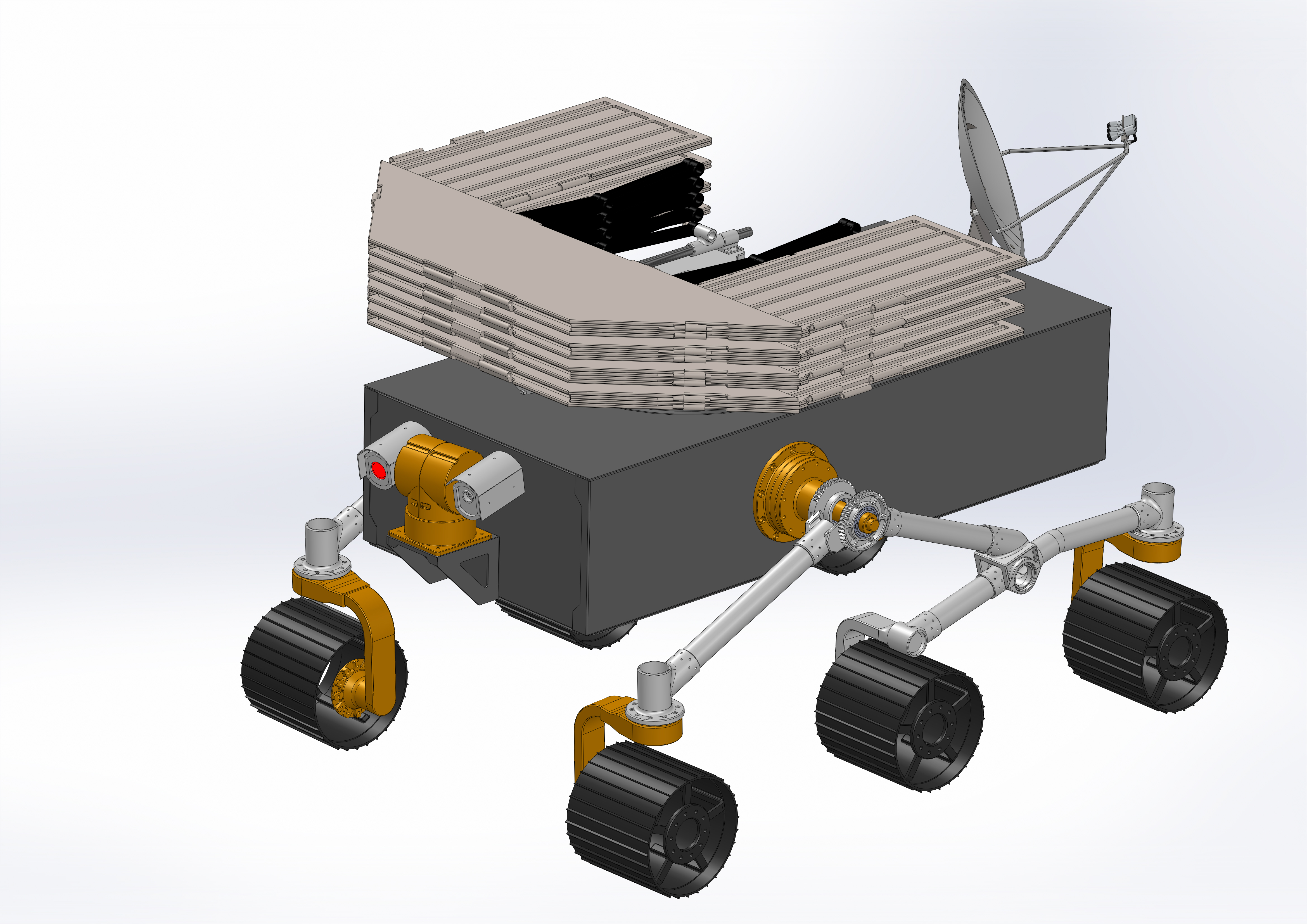 Lunar Torch Heliostat V.2月球车