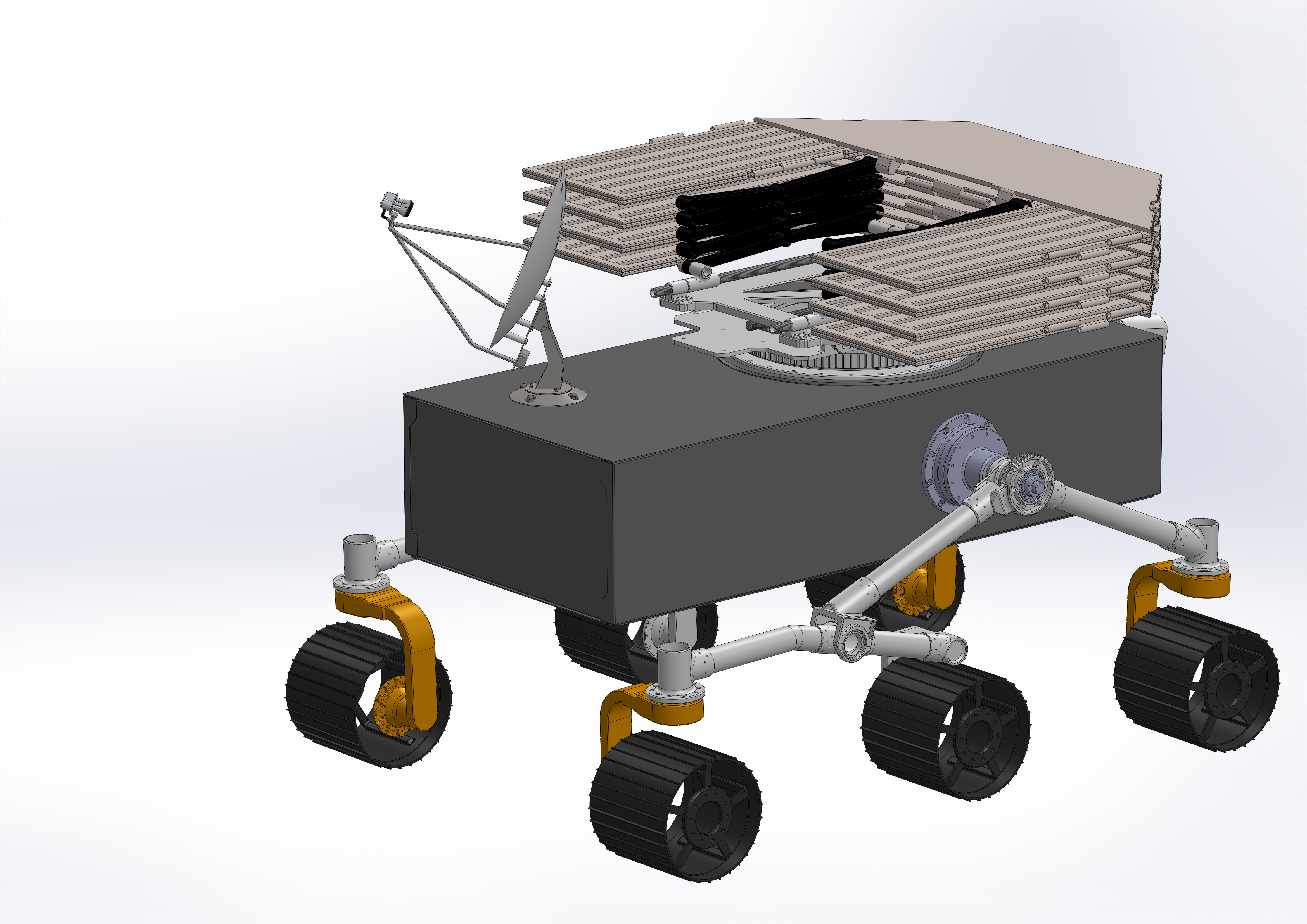 Lunar Torch Heliostat V.2月球车