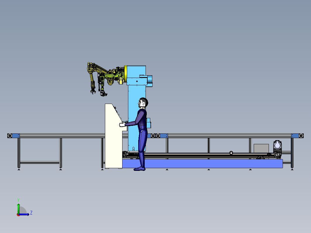 龙门式视觉检测与抓取机械手作业