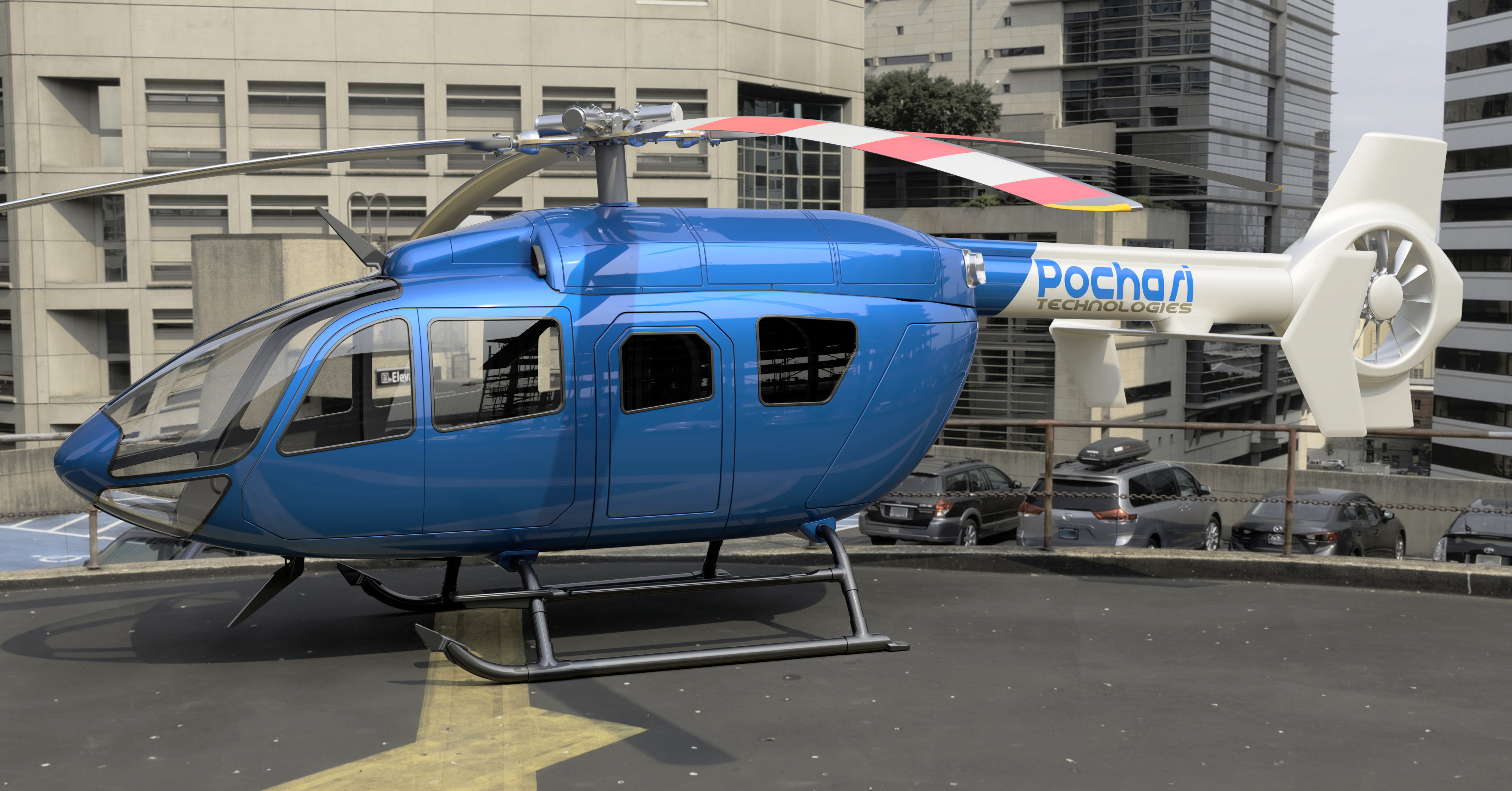 直升机造型