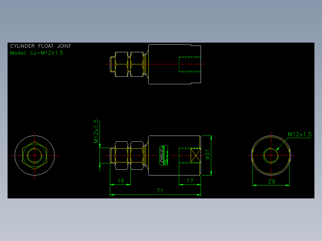 气缸 CjM1215