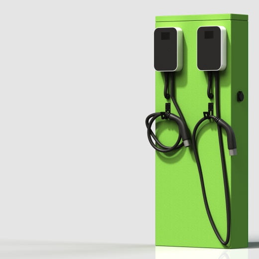 EV CHARGER带有两个WallBox的电动汽车充电箱