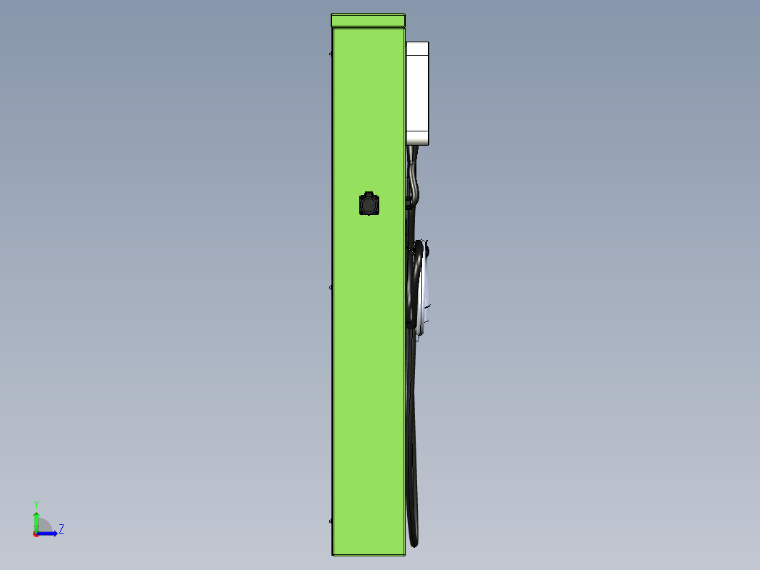 EV CHARGER带有两个WallBox的电动汽车充电箱