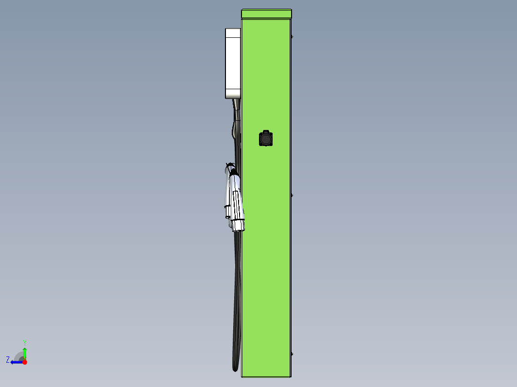 EV CHARGER带有两个WallBox的电动汽车充电箱