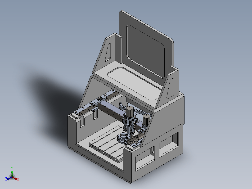 Momus桌面CNC小机床模型