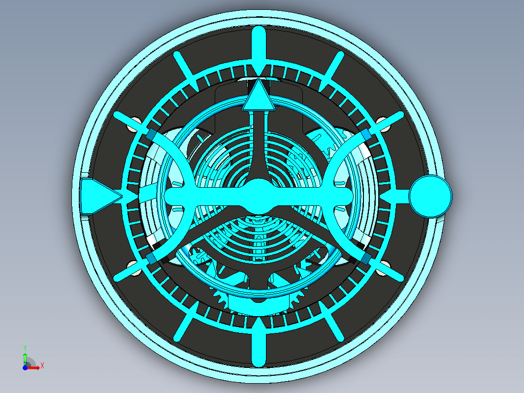 Tourbillon Clock陀飞轮结构