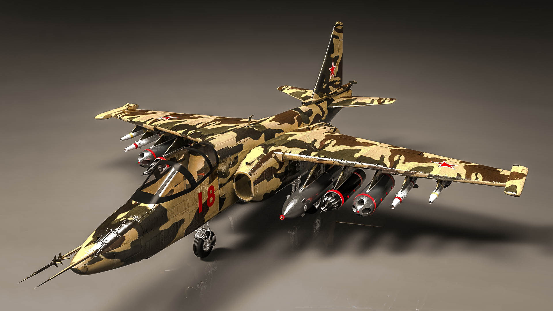 简易Frogfoot苏-25攻击机Sukhoi Su-25