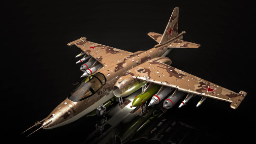 简易Frogfoot苏-25攻击机Sukhoi Su-25缩略图