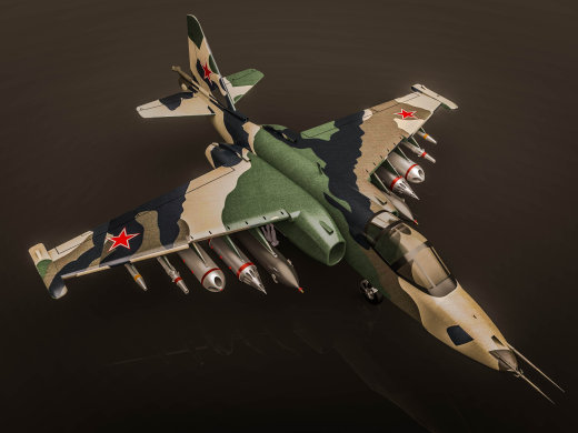 简易Frogfoot苏-25攻击机Sukhoi Su-25缩略图