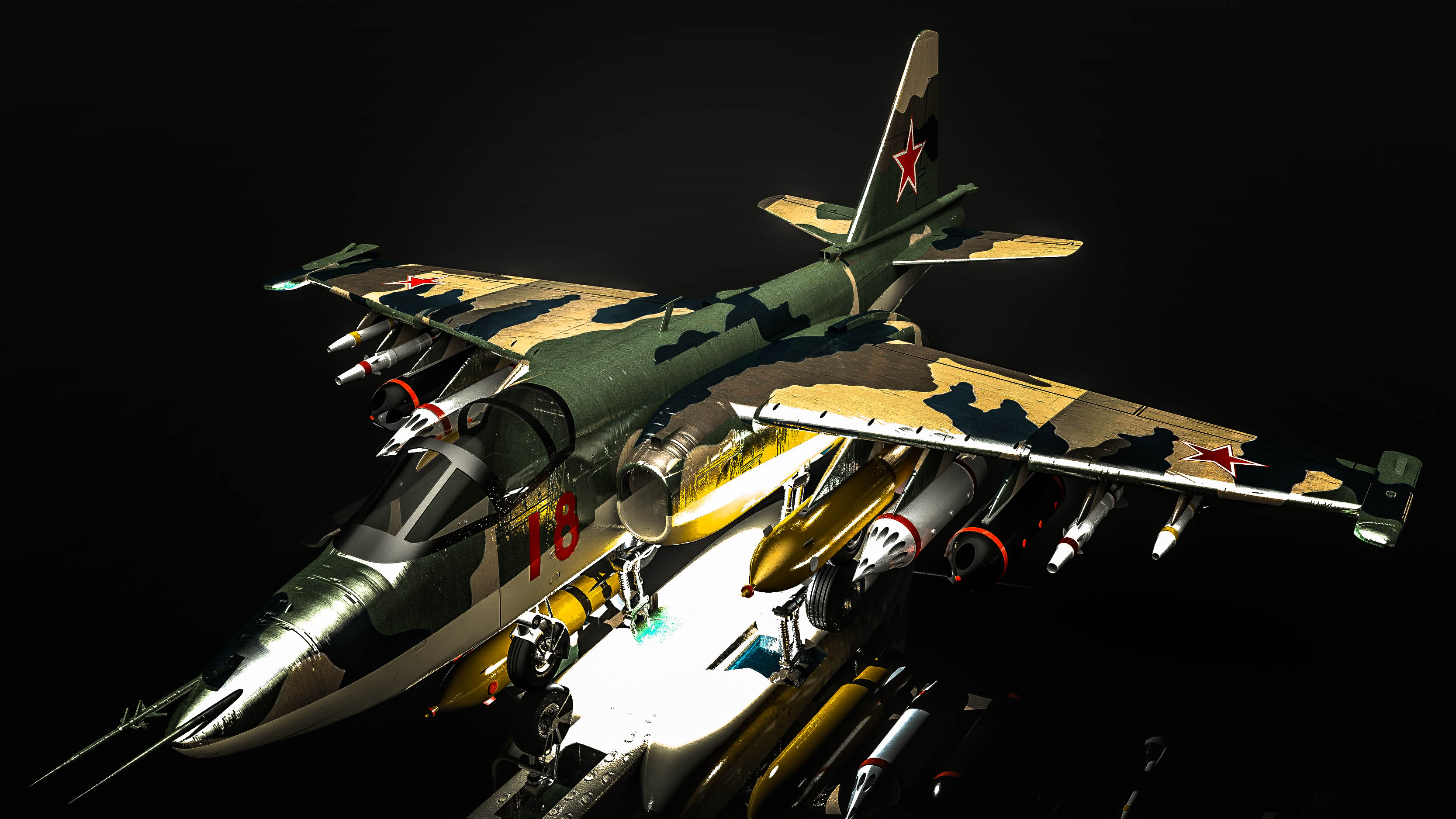 简易Frogfoot苏-25攻击机Sukhoi Su-25