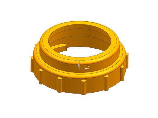 快换接头注塑工艺与模具设计-螺纹盖三维UG NX6.0无参+CAD+说明
