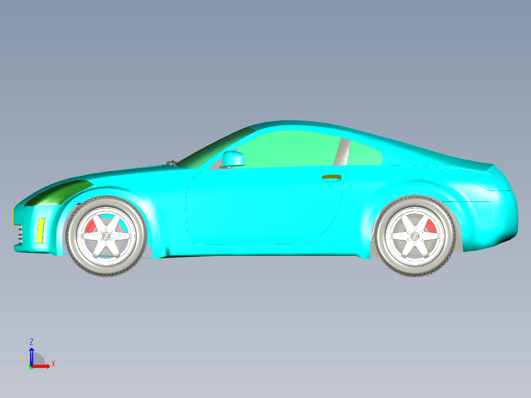 最新日产350Z汽车模型