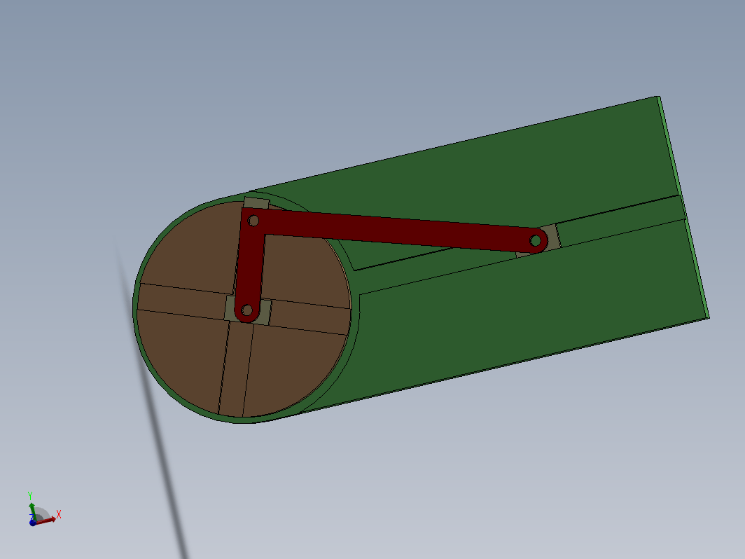 SOLIDWORKS 中的椭圆 Trammel 活塞机构