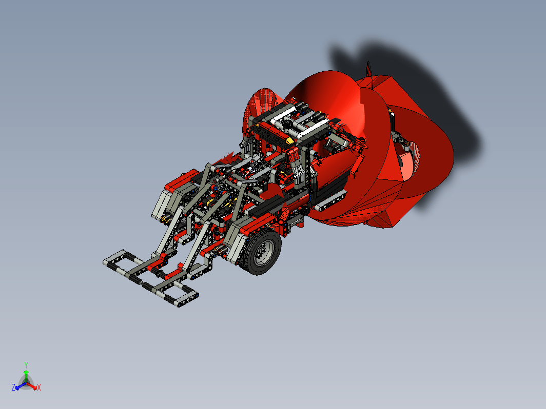 乐高LEGO机械组系列9395皮卡牵引卡车