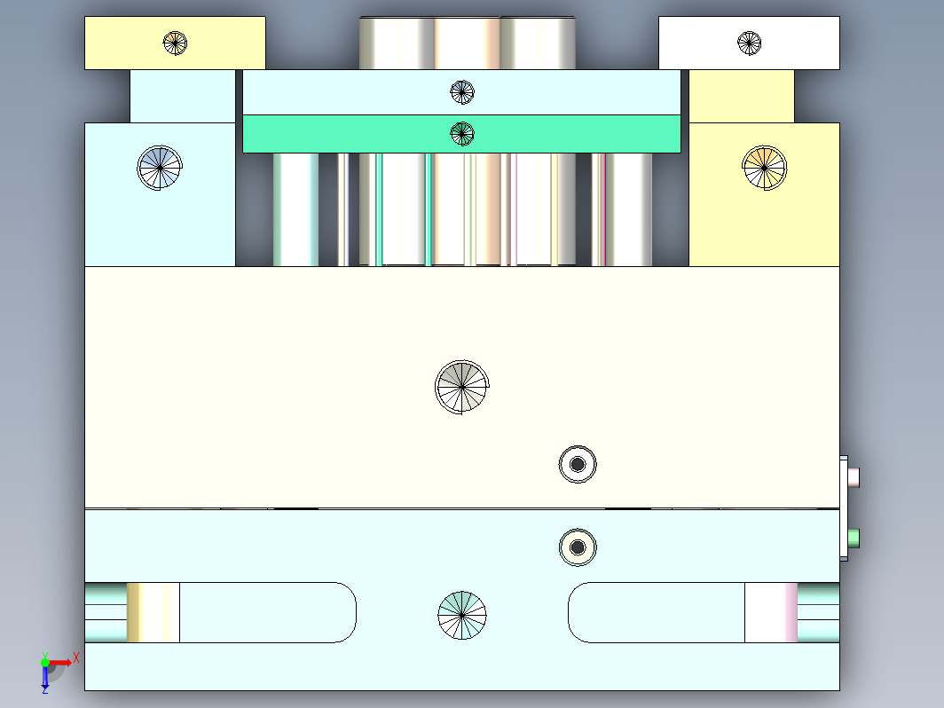 汽车中控面板（压铸模）