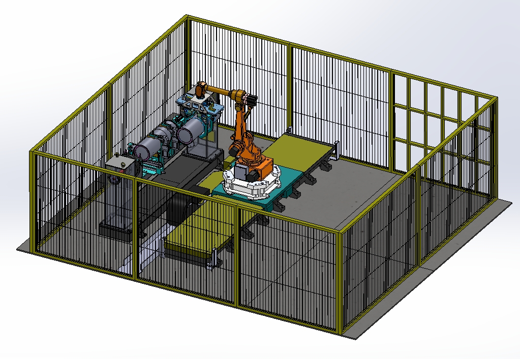 筒体焊接机械手自动线
