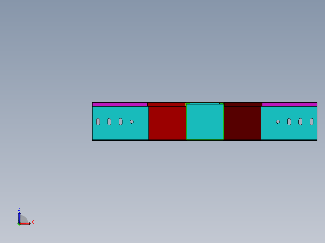 400X100X400平面三通线槽桥架