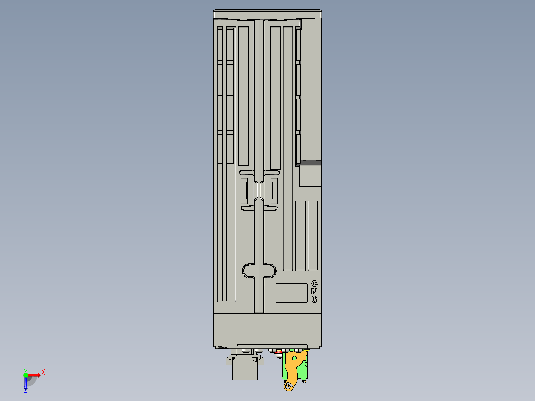 标准型伺服驱动器01052553-WXSTEP_B00（整机3D模型）