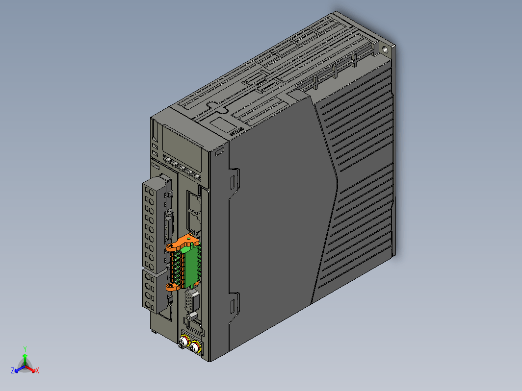 标准型伺服驱动器01052553-WXSTEP_B00（整机3D模型）