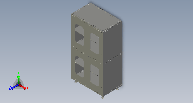 F0130-solidworks钣金工具柜