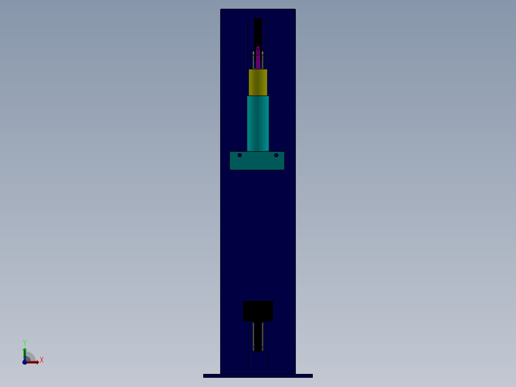 SolidWorks 中的脚踏式免洗手消毒液2