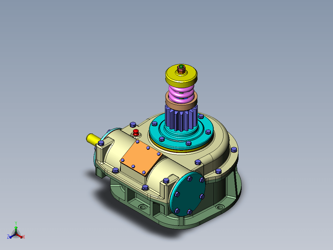 安全离合器+蜗轮组合