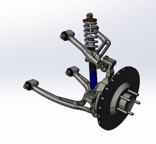 前双叉臂悬架结构 Front double wishbone suspension缩略图