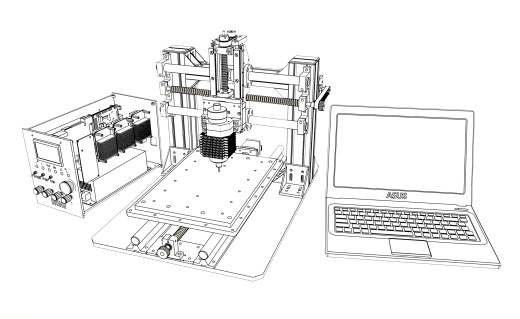 cnc-迷你数控机床雕刻机（第二代）缩略图