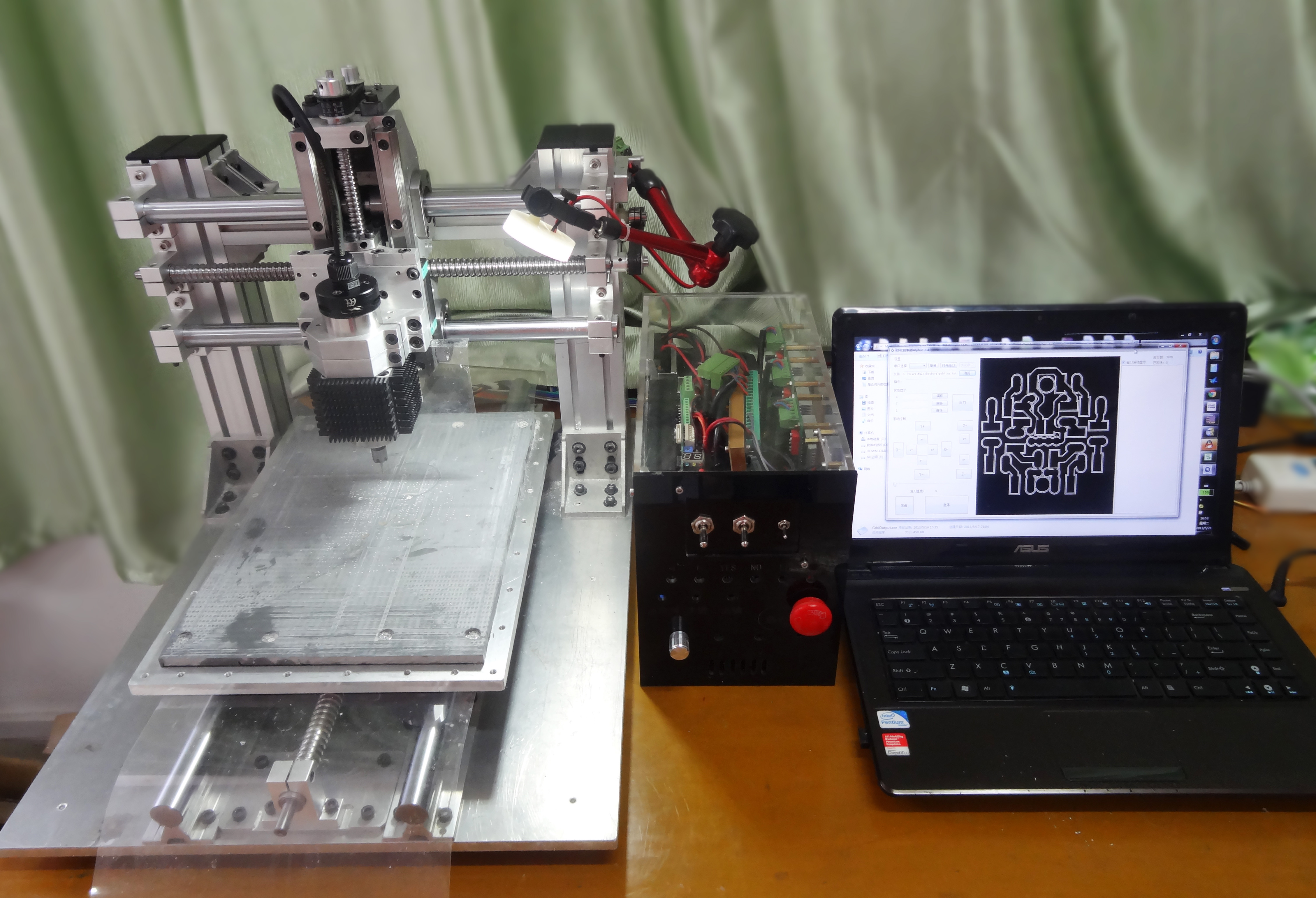 cnc-迷你数控机床雕刻机（第二代）