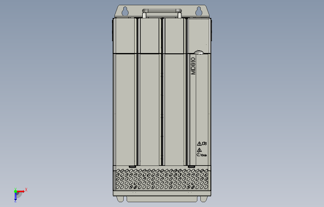 高性能多机传动驱动器STEP_B00(MY-20M4T114ZG000+整机外形图)