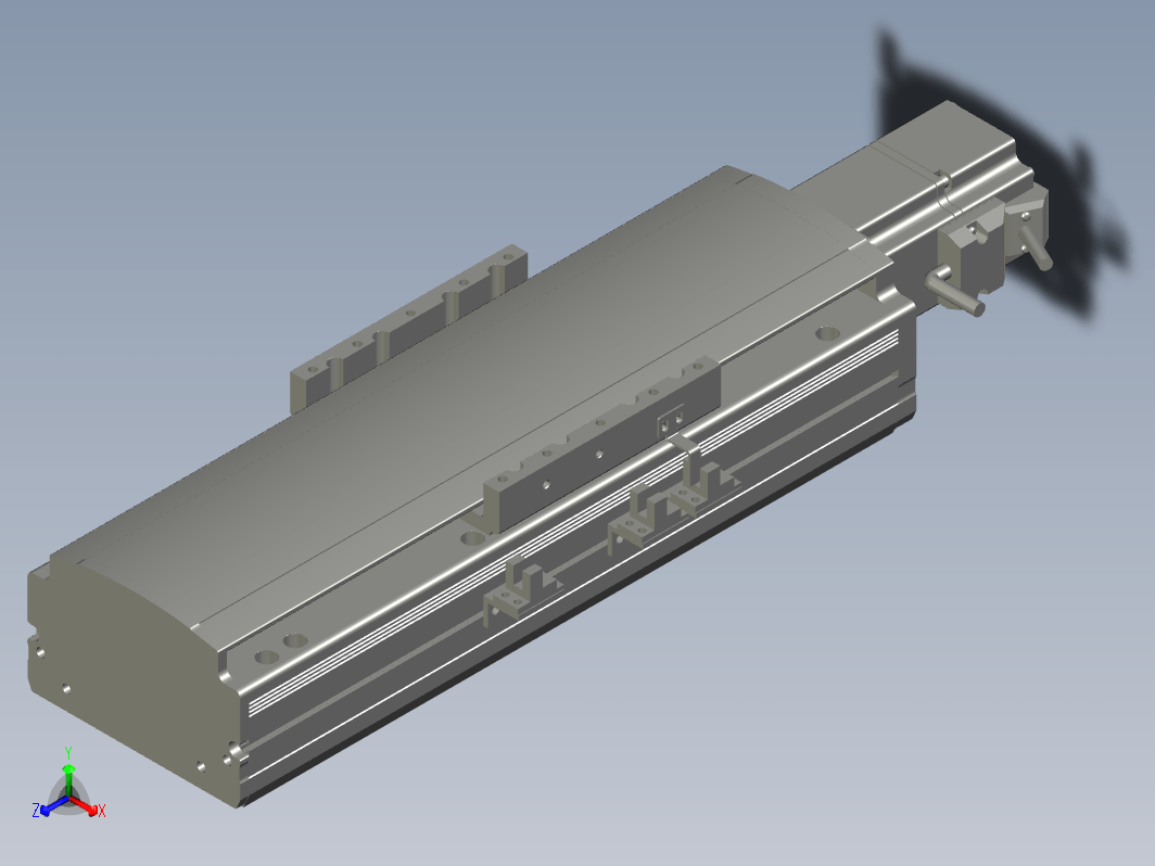 MT120BS-L100 直线模组 滑台 数控平台模型.MT120BS.L10.100.BC.M40B.C4.3D