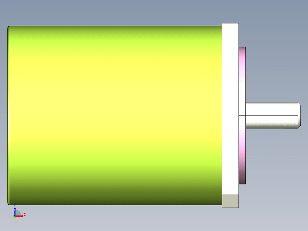 YK31317A  130mm三相步进电机（3D）