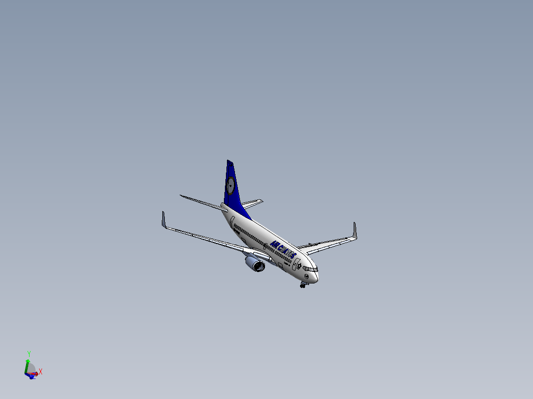 波音737-700窄体客机