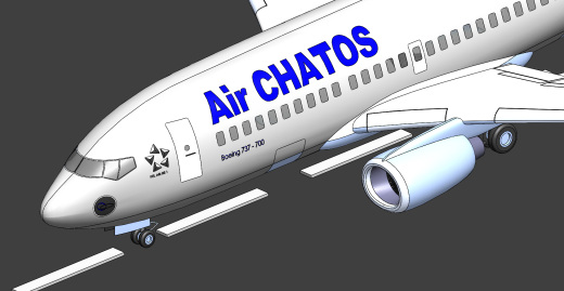 波音737-700窄体客机缩略图