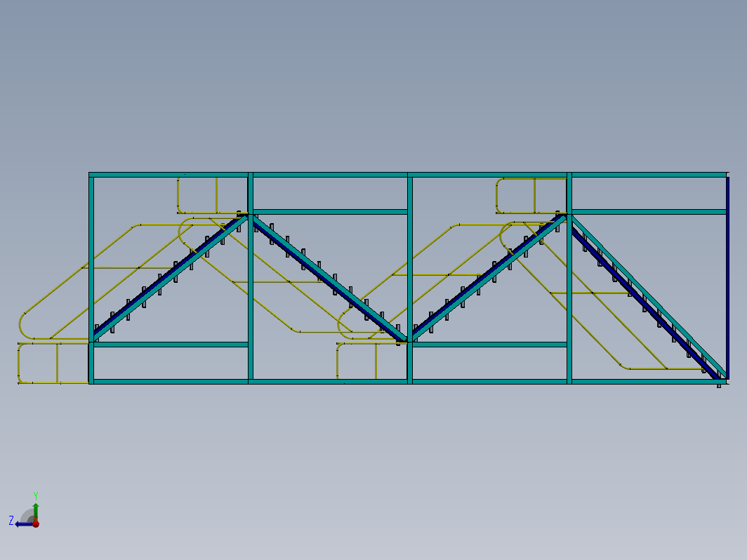 Staircase tower脚手架楼梯塔