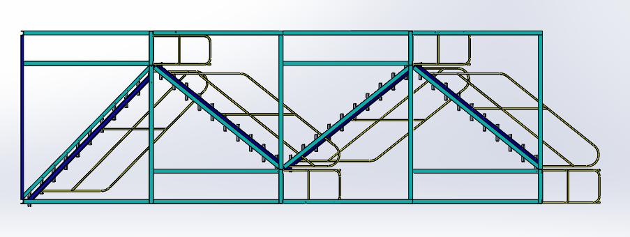 Staircase tower脚手架楼梯塔