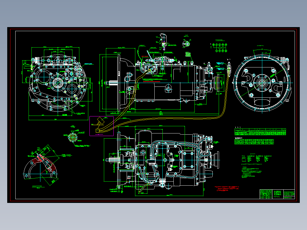 新16JS200T减速机安装尺寸图