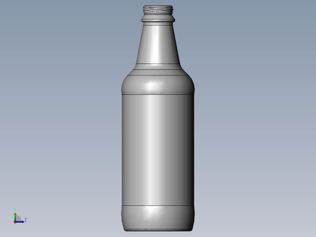 啤酒瓶 3D图档