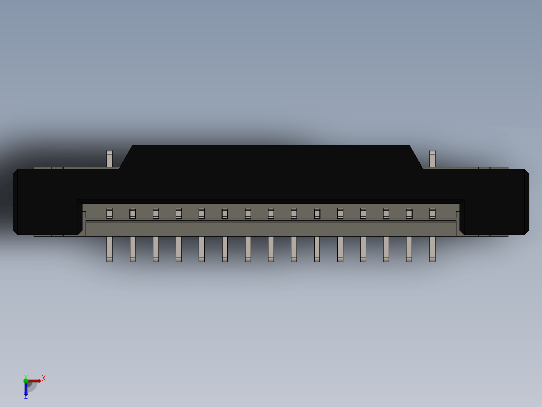 1mm 间距 SMT ZIF 垂直型 FPCFFC 连接器， 15 针