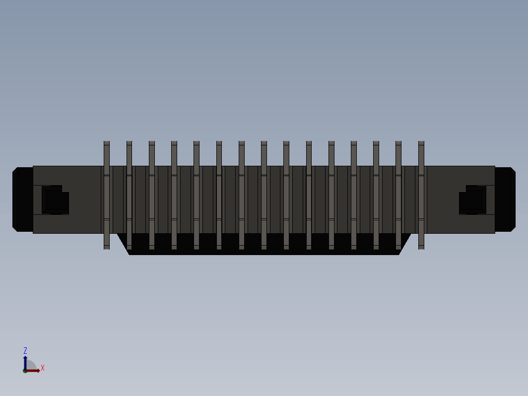 1mm 间距 SMT ZIF 垂直型 FPCFFC 连接器， 15 针