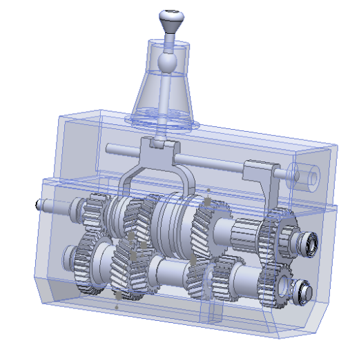 某微型载货汽车变速器总成设计三维SW参+CAD+说明书缩略图